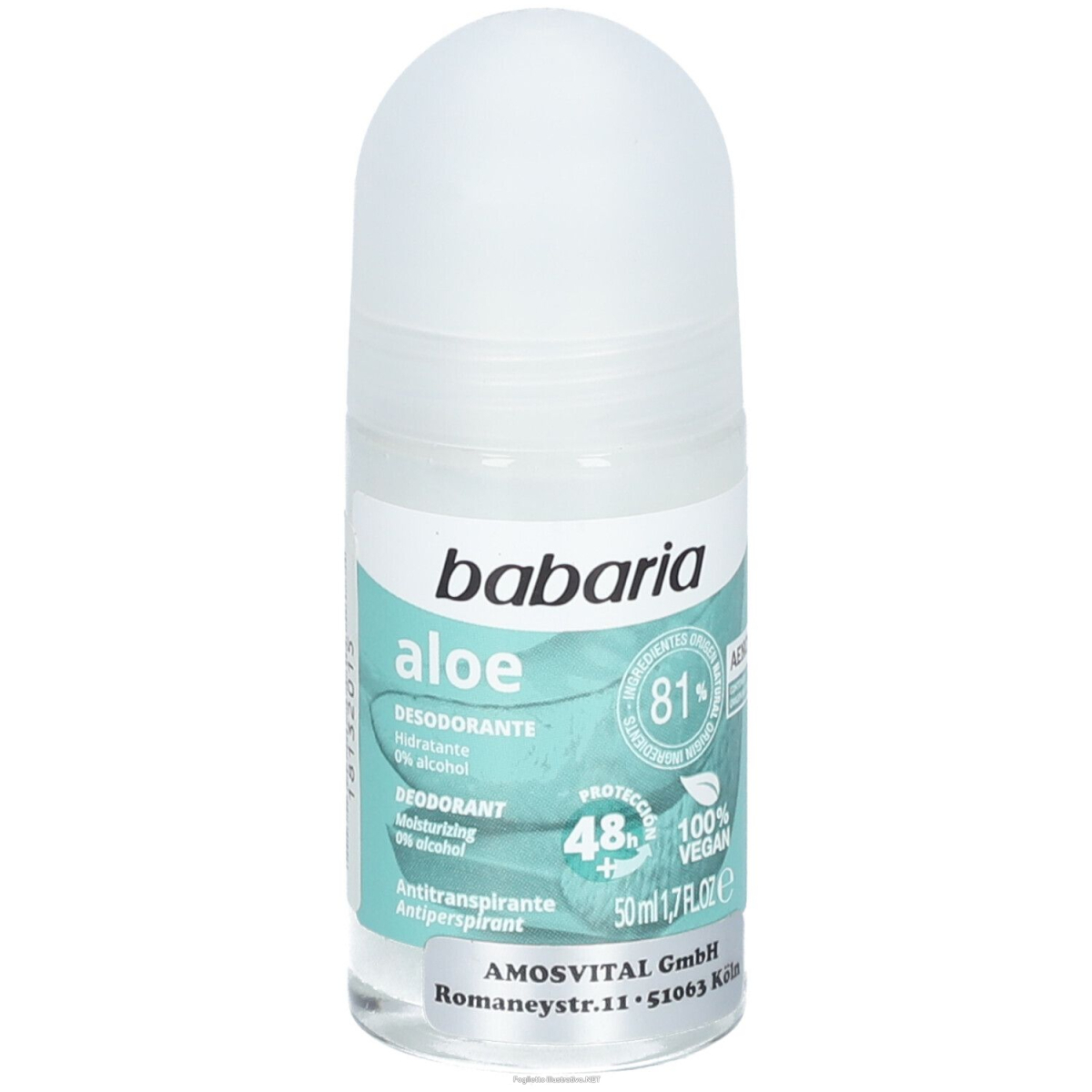 Trova Offerte di babaria deodorante aloe roll on 50 ml crema e compra online