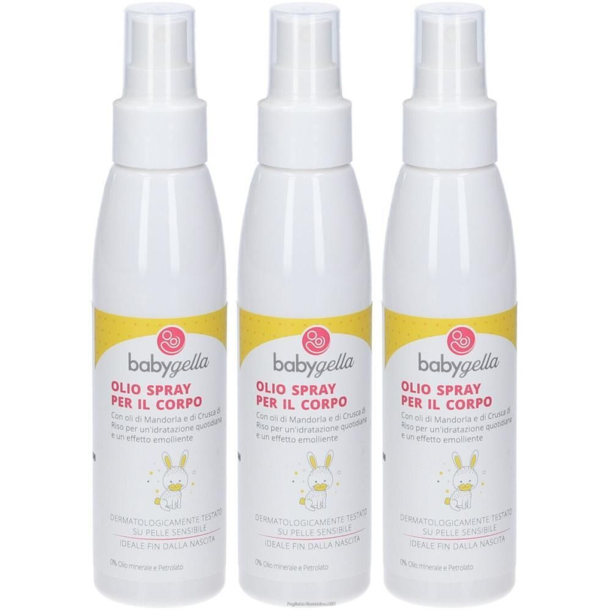 Trova Offerte di babygella olio spray per il corpo 3x100 ml e compra online