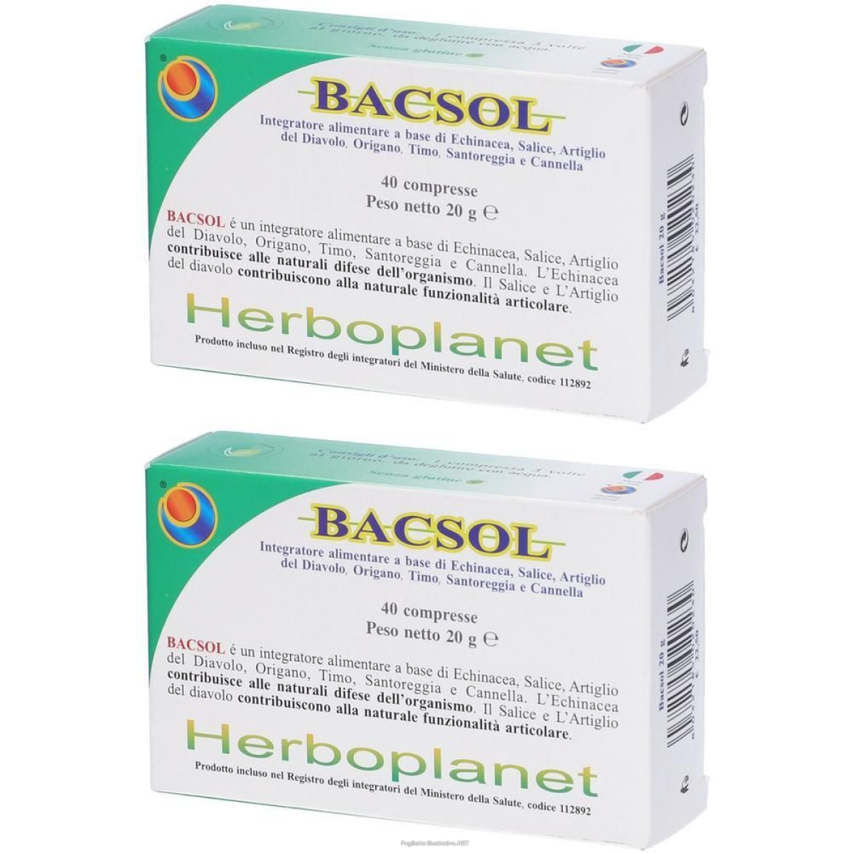 Trova Offerte di bacsol compresse 2x40 pz e compra online