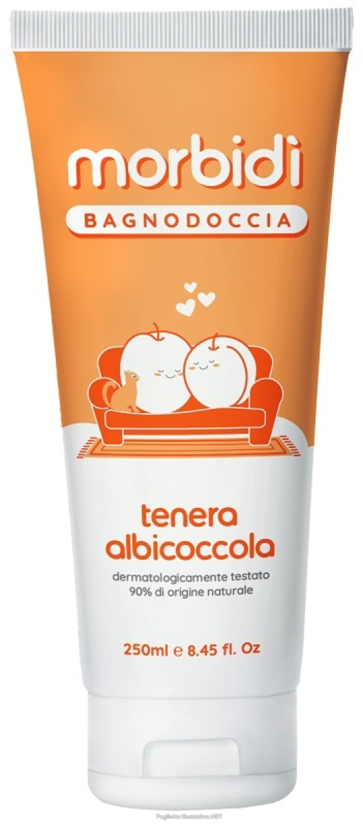 Trova Offerte di bagnodoccia morbidì tenera albicoccola 250 ml adulti bambini - pharmaidea e compra online
