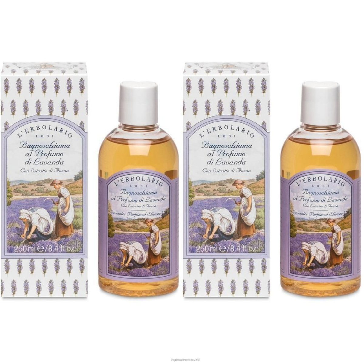 Trova Offerte di bagnoschiuma lavanda con estratto di avena 250 ml schiuma da bagno e compra online