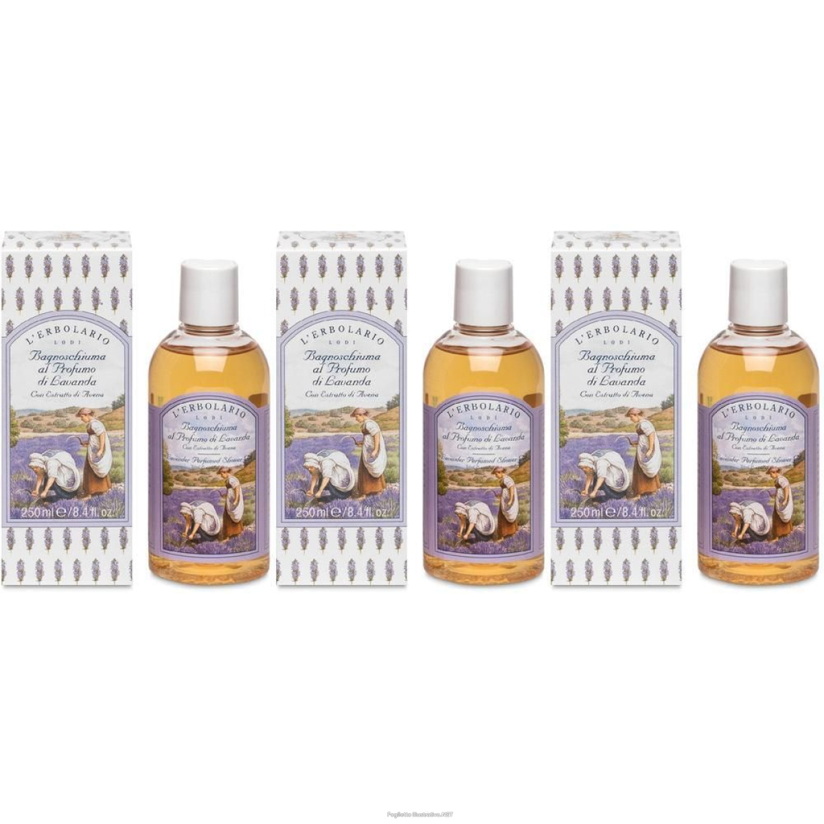 Trova Offerte di bagnoschiuma lavanda con estratto di avena 250 ml schiuma da bagno e compra online