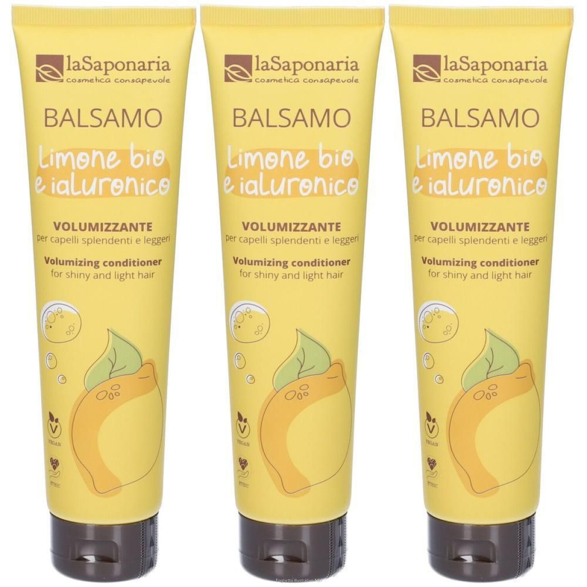 Trova Offerte di balsamo capelli volumizzante limone bio 3x150 ml e compra online