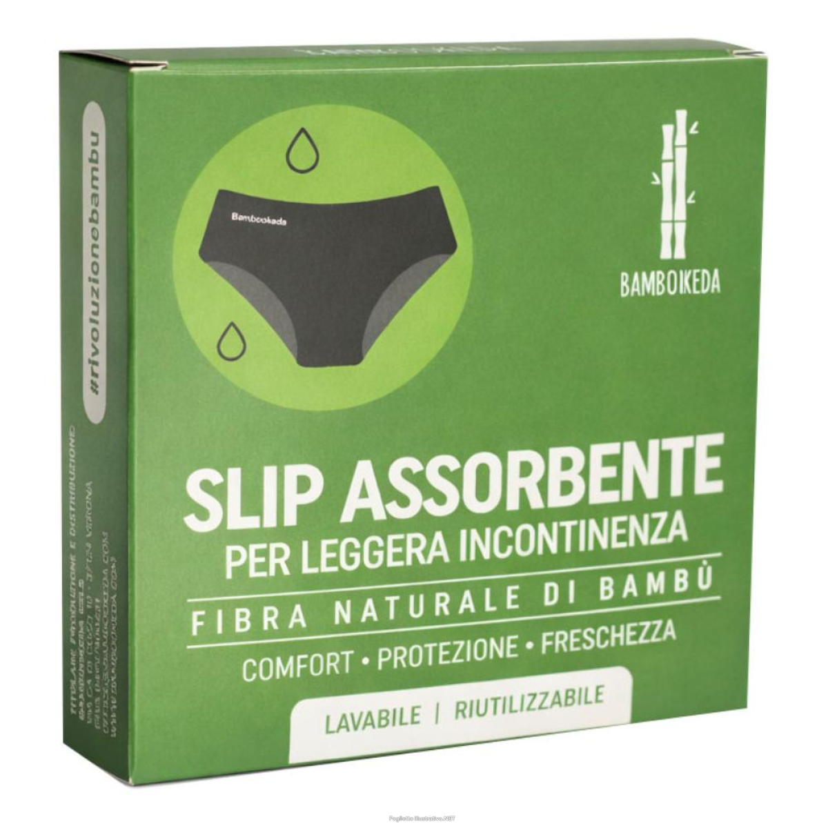 Trova Offerte di bambookeda slip as bam nero s e compra online