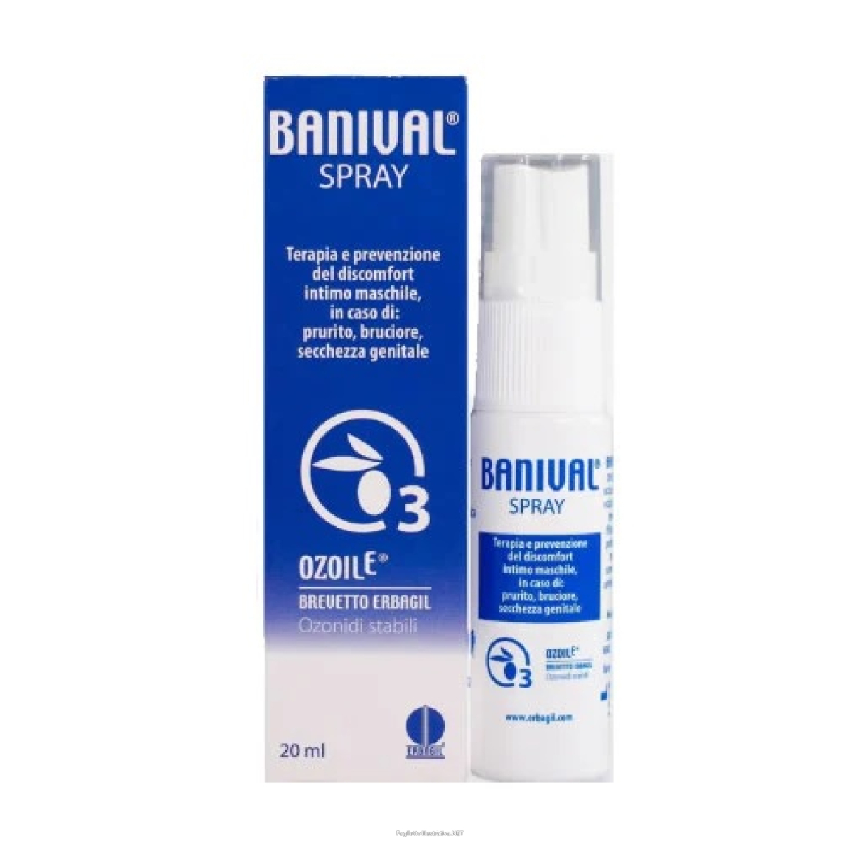 Trova Offerte di banival spray terapia e prevenzione di discomfort intimo maschile in caso di prurito bruciore e secchezza genitale 20ml e compra online