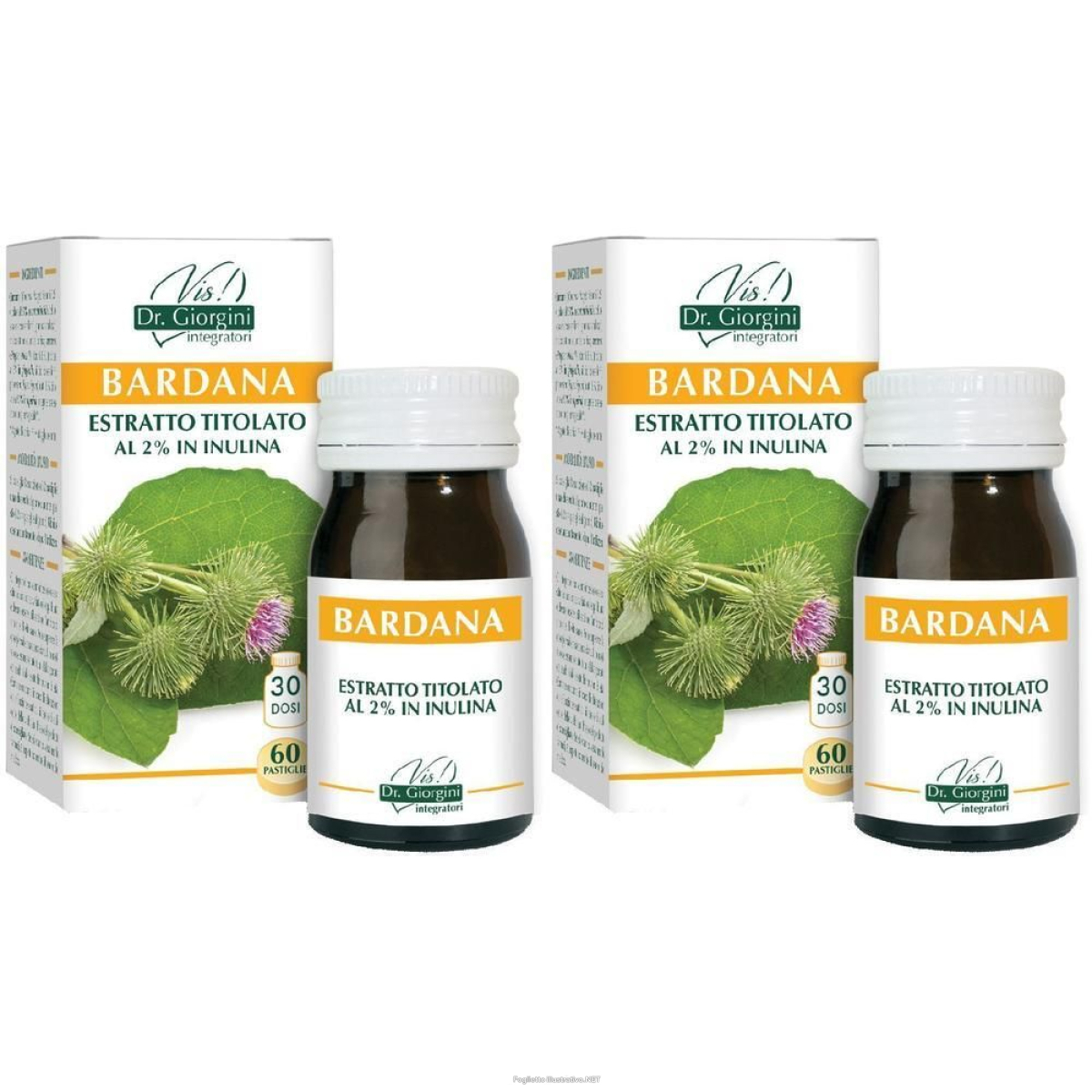 Trova Offerte di bardana estratto titolato 60 pastiglie 2x60 pz e compra online
