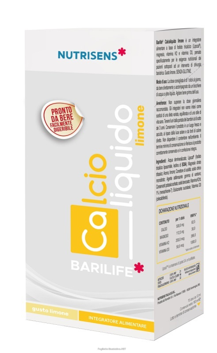 Trova Offerte di barilife calcio liquido limone integratore per il benessere delle ossa dopo chirurgia bariatrica 15 stick e compra online