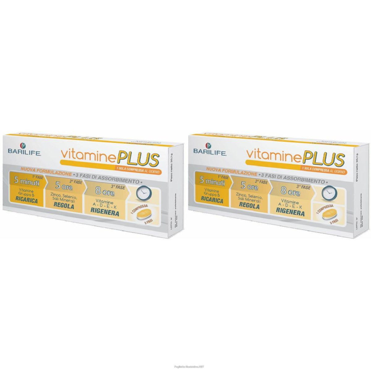 Trova Offerte di barilife vitamine plus compresse set da 2 2x30 pz e compra online