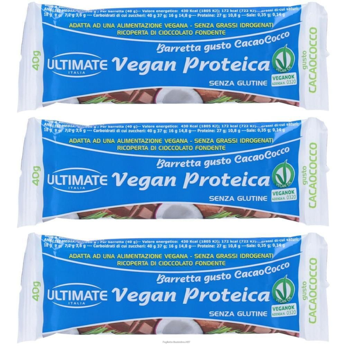 Trova Offerte di barretta vegan proteic cacao/cocco 40 g e compra online