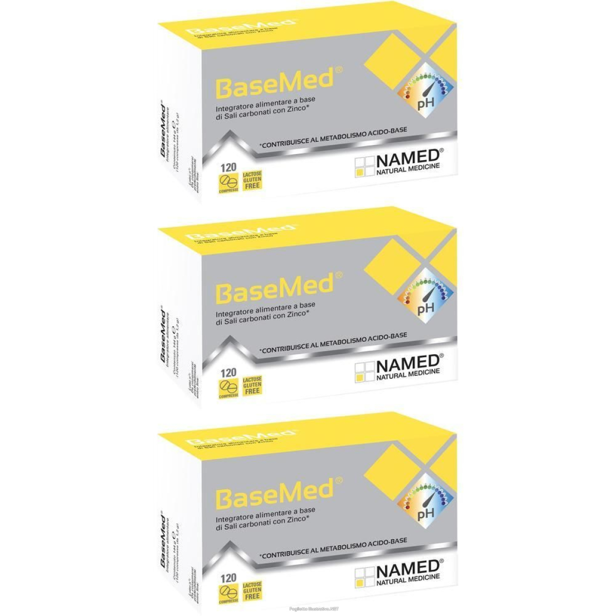 Trova Offerte di basemed 120 compresse 3x144 g e compra online