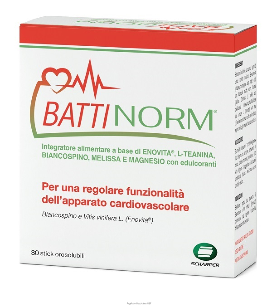 Trova Offerte di battinorm integratore per la funzionalità dell'apparato cardiovascolare 30 stick orosolubili e compra online