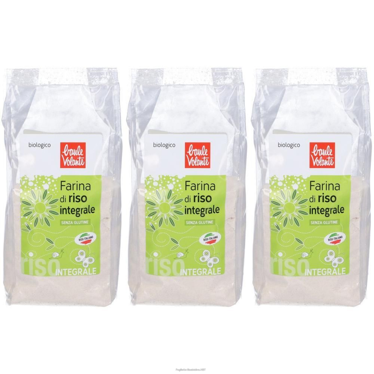Trova Offerte di baule volante farina di integrale riso bio 3x375 g e compra online