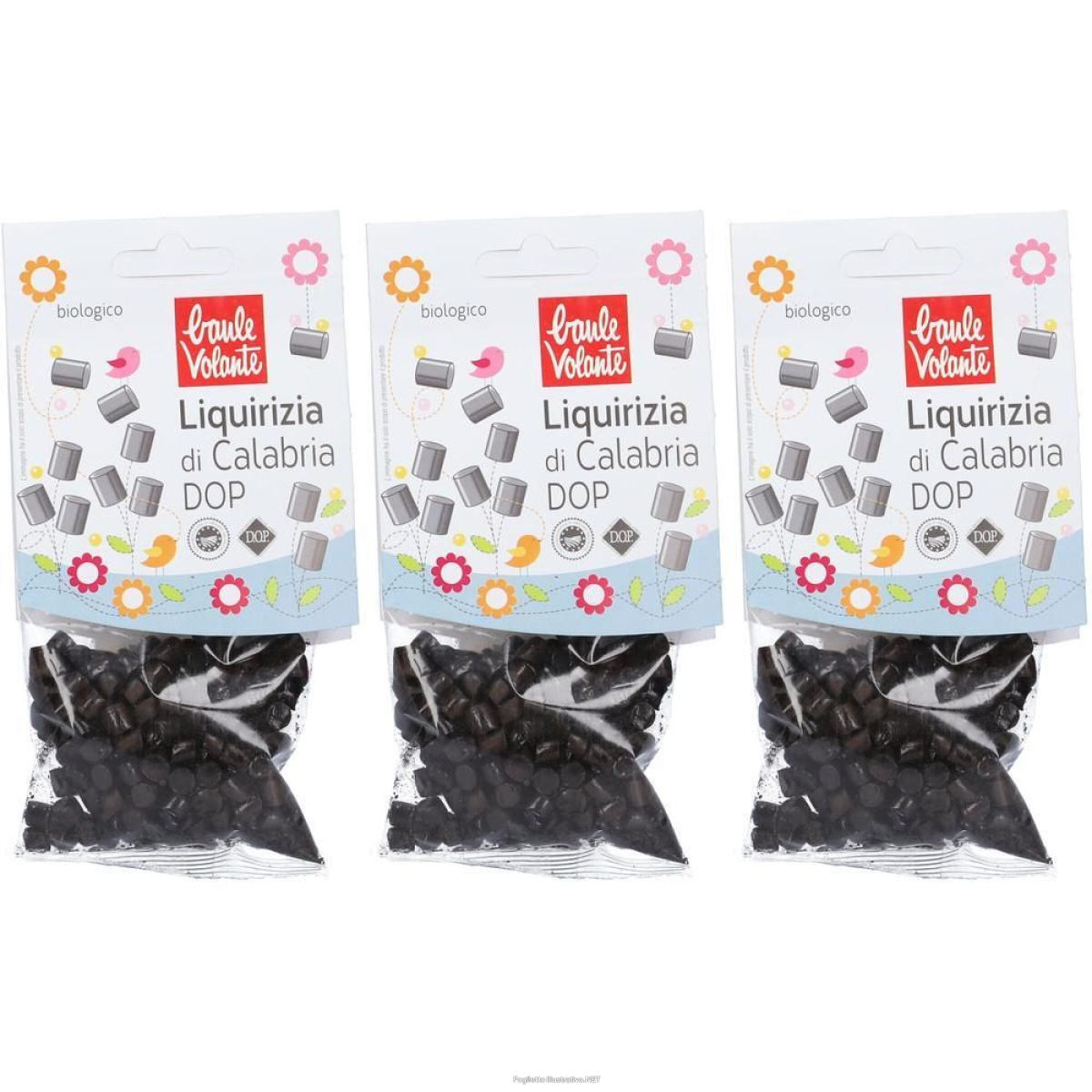 Trova Offerte di baule volante tronchetti di liquirizia calabra bio 3x50 g caramelle e compra online