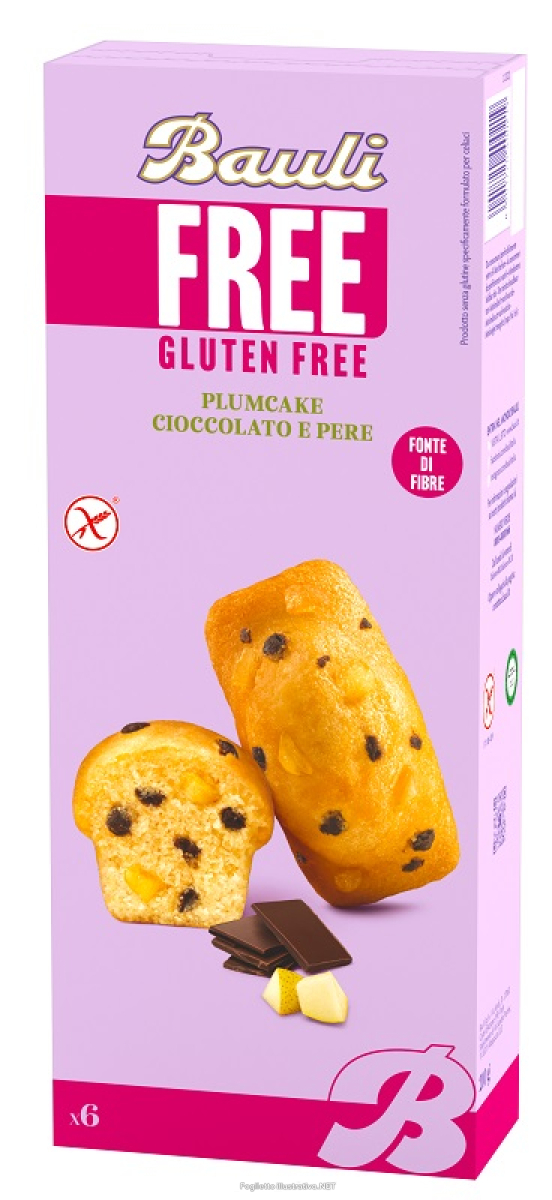 Trova Offerte di bauli free plumcake cioccolato e pere 6 pezzi da 35 g e compra online