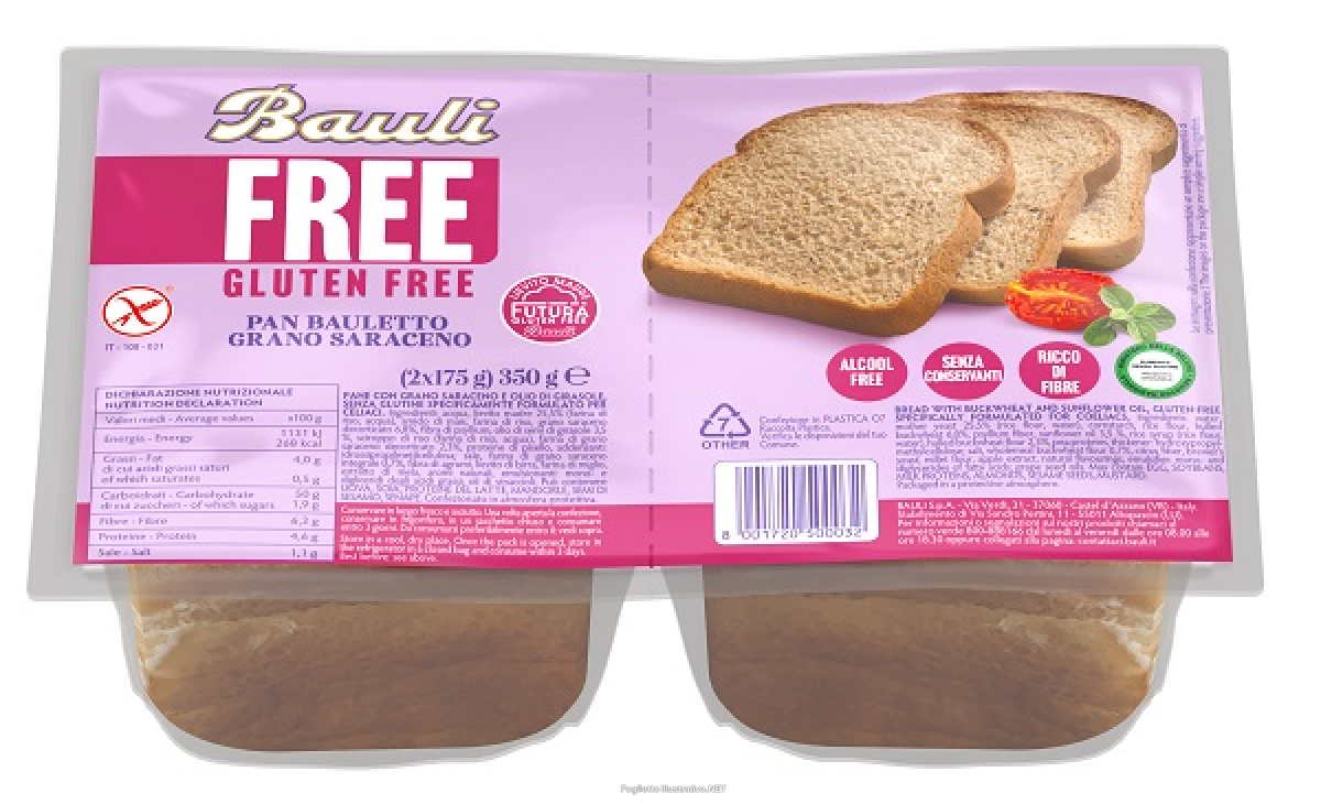 Trova Offerte di bauli senza glutine pan bauletto di grano saraceno 2 x 175 grammi e compra online