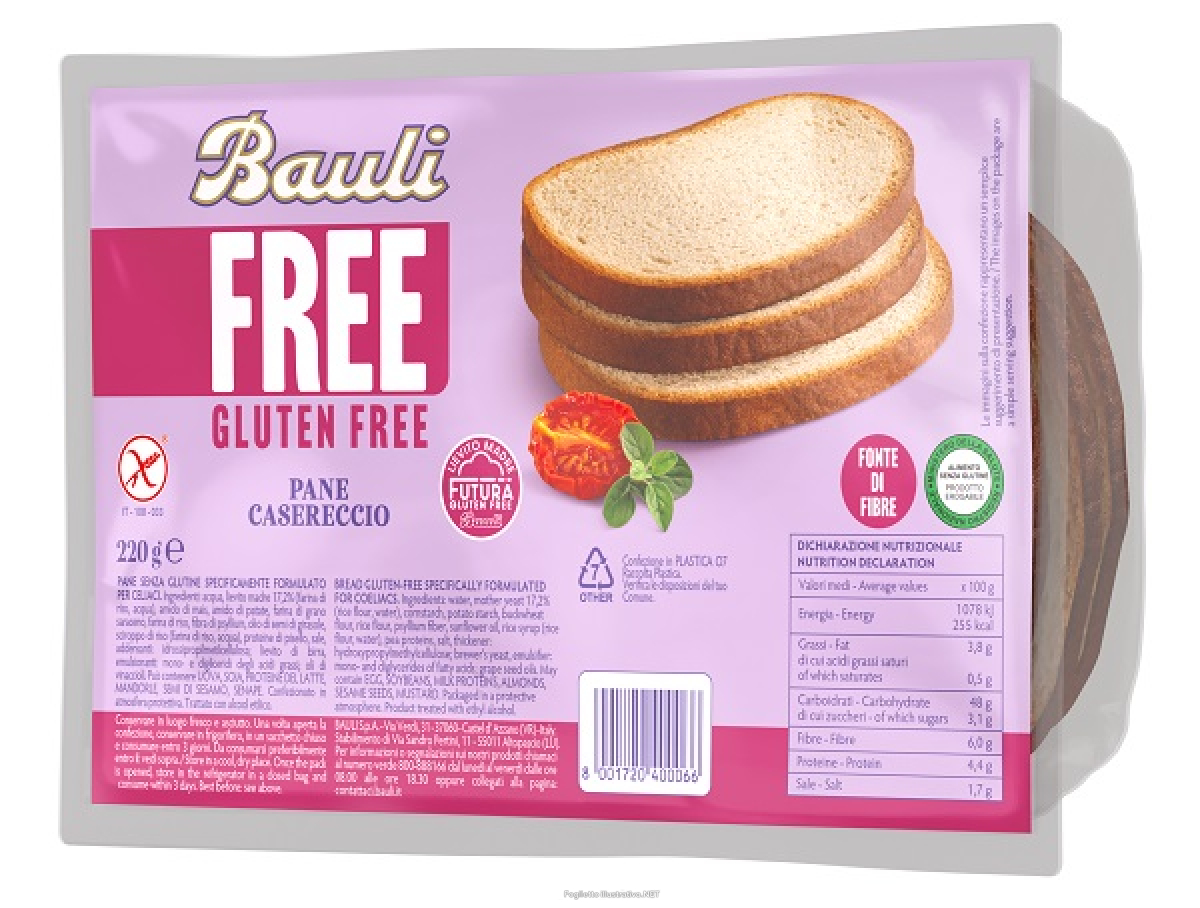 Trova Offerte di bauli senza glutine pane casereccio 220 grammi e compra online