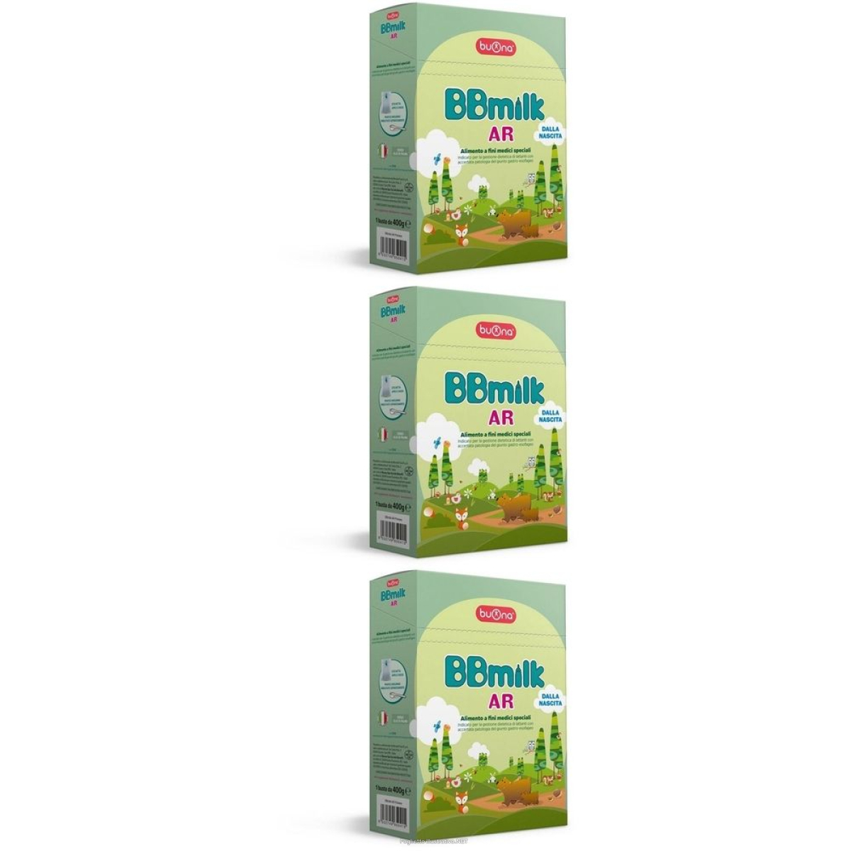 Trova Offerte di bbmilk ar polvere set da 3 3x400 g per soluzione orale e compra online
