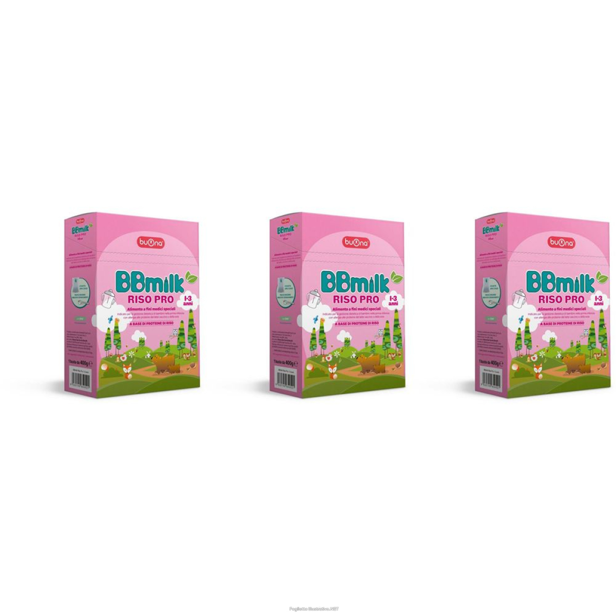 Trova Offerte di bbmilk riso pro 1-3 400g set da 3 3x400 g polvere per soluzione orale e compra online