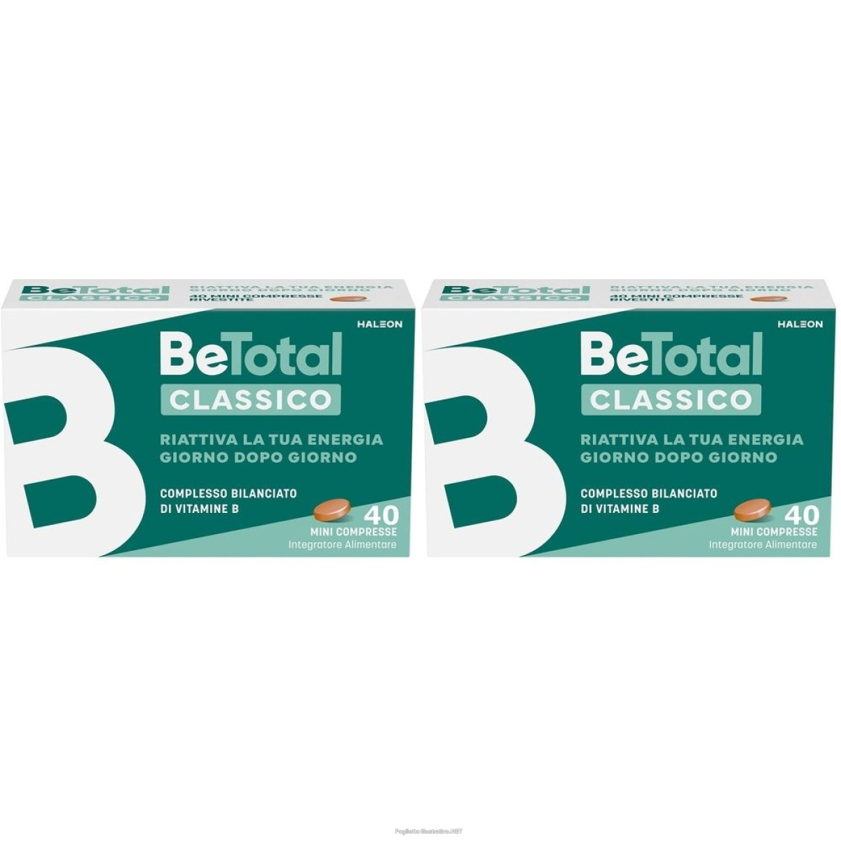 Trova Offerte di be total integratore alimentare vitamina b set da 2 2x40 pz compresse e compra online