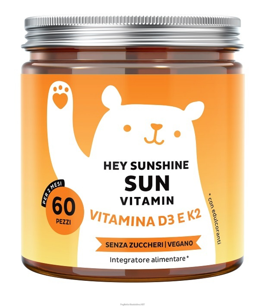 Trova Offerte di bears with benefits hey sunshine sun vitamin con d3 60 caramelle gommose con edulcoranti senza zuccheri e compra online