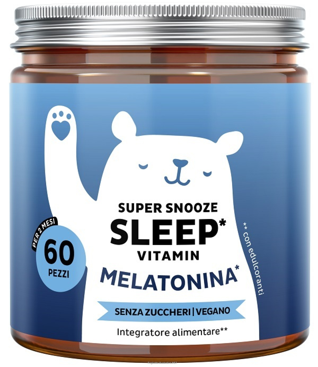 Trova Offerte di bears with benefits super snooze sleep vitamin con melatonina 60 caramelle gommose con edulcoranti senza zuccheri e compra online
