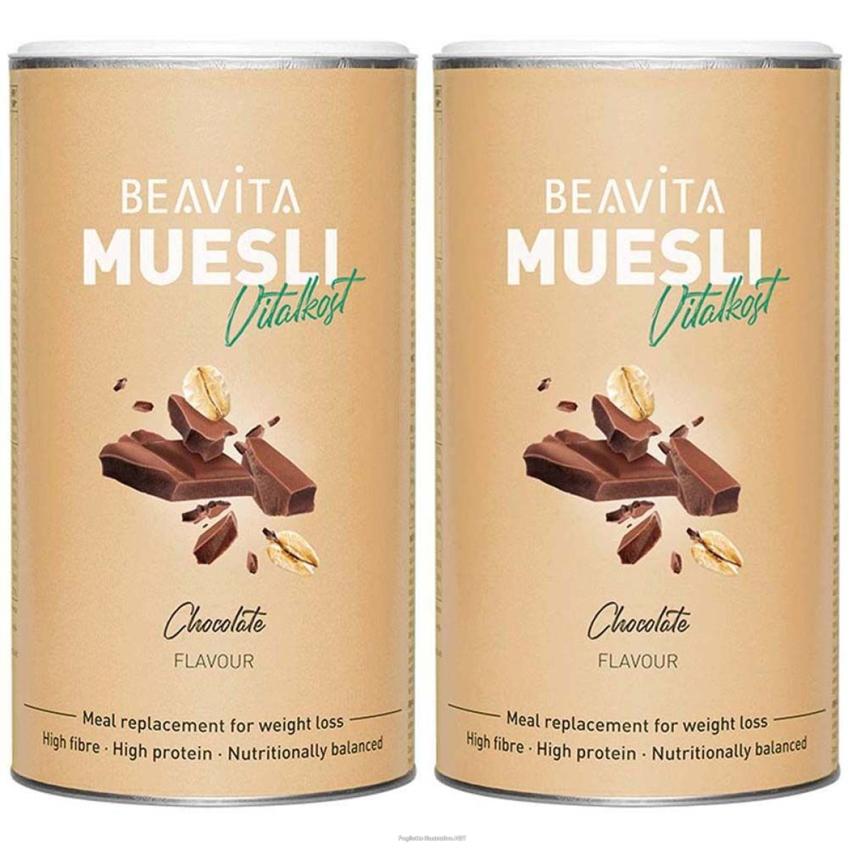 Trova Offerte di beavita muesli dietetico al cioccolato set da 2 2x500 g e compra online