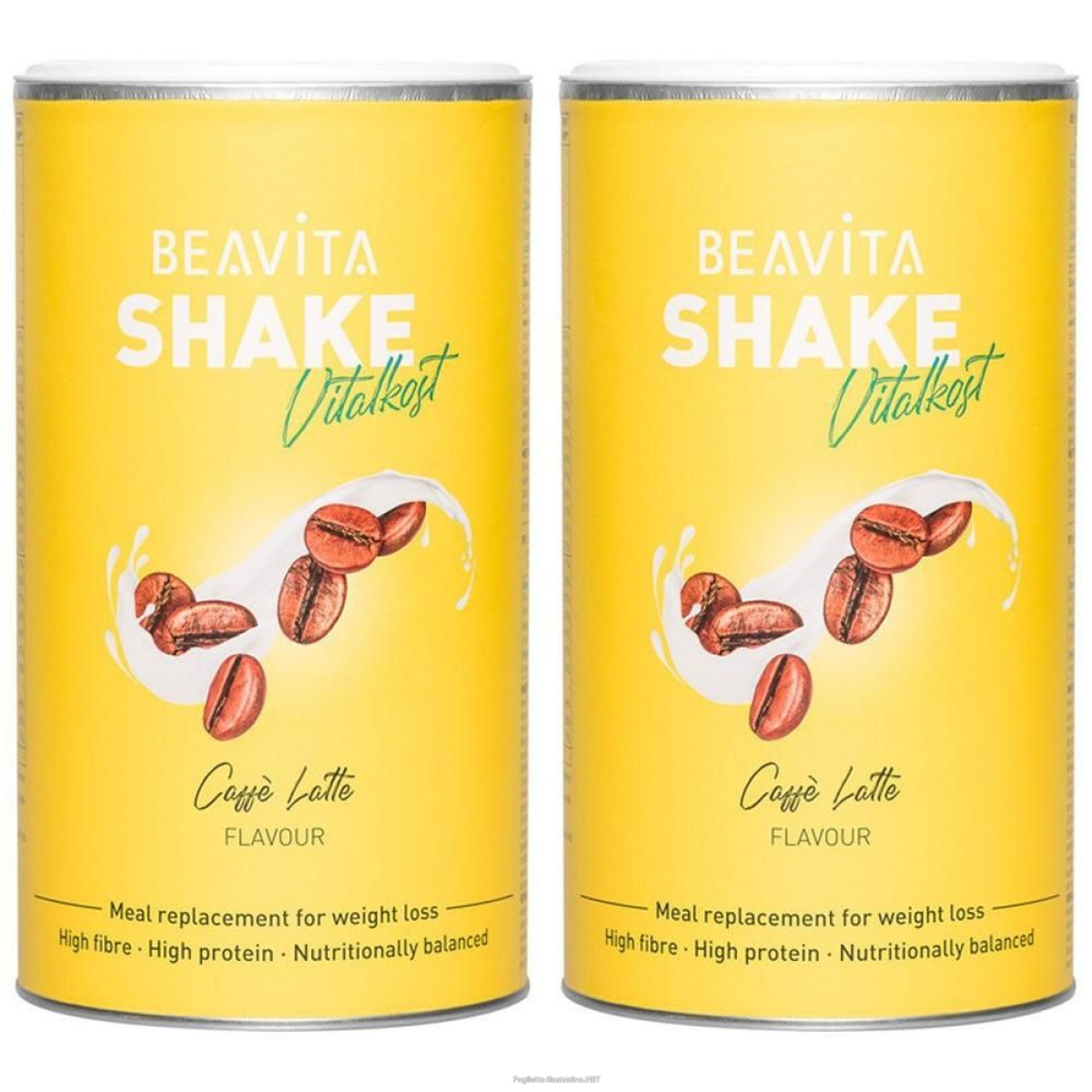 Trova Offerte di beavita vitalcost shake caffè latte 2x572 g polvere e compra online
