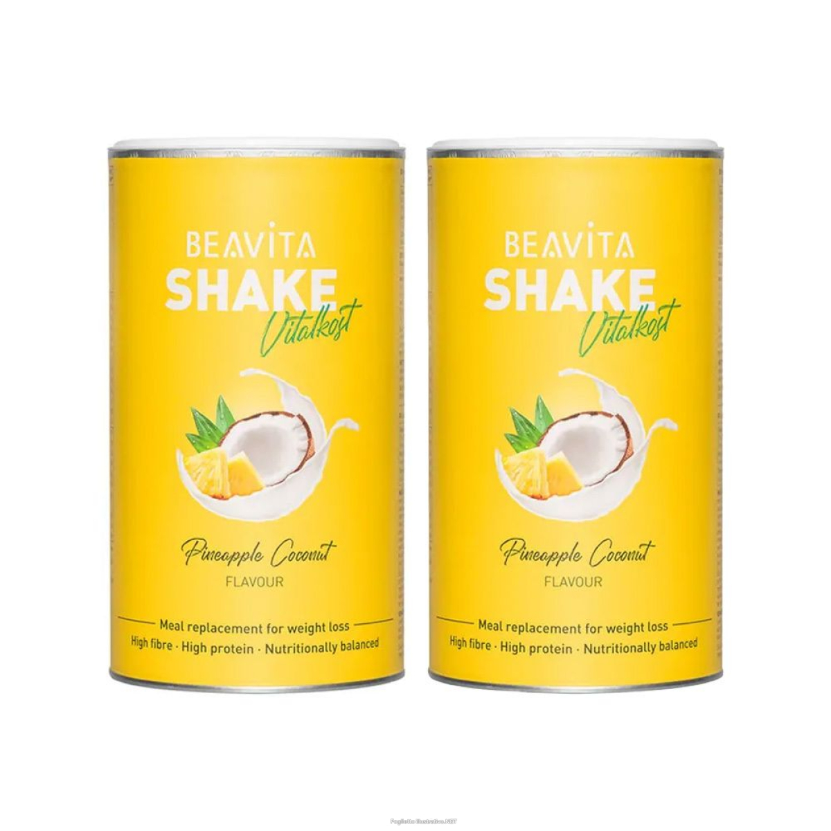 Trova Offerte di beavita vitalkost cocco-ananas set da 2 2x572 g polvere e compra online