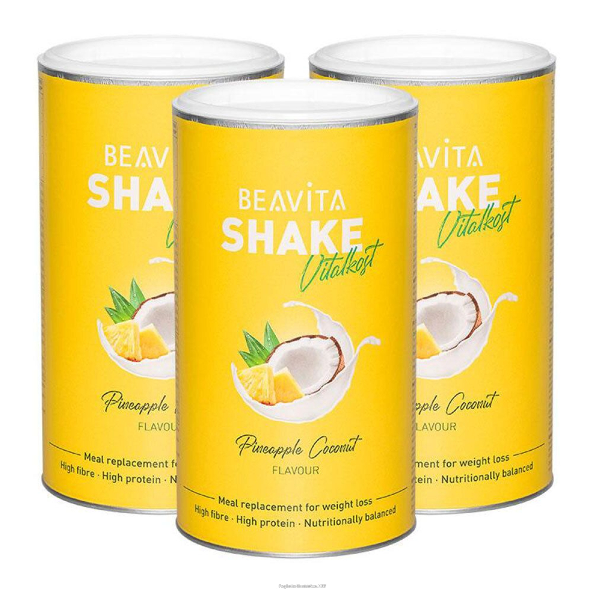 Trova Offerte di beavita vitalkost cocco-ananas set da 3 3x572 g polvere e compra online