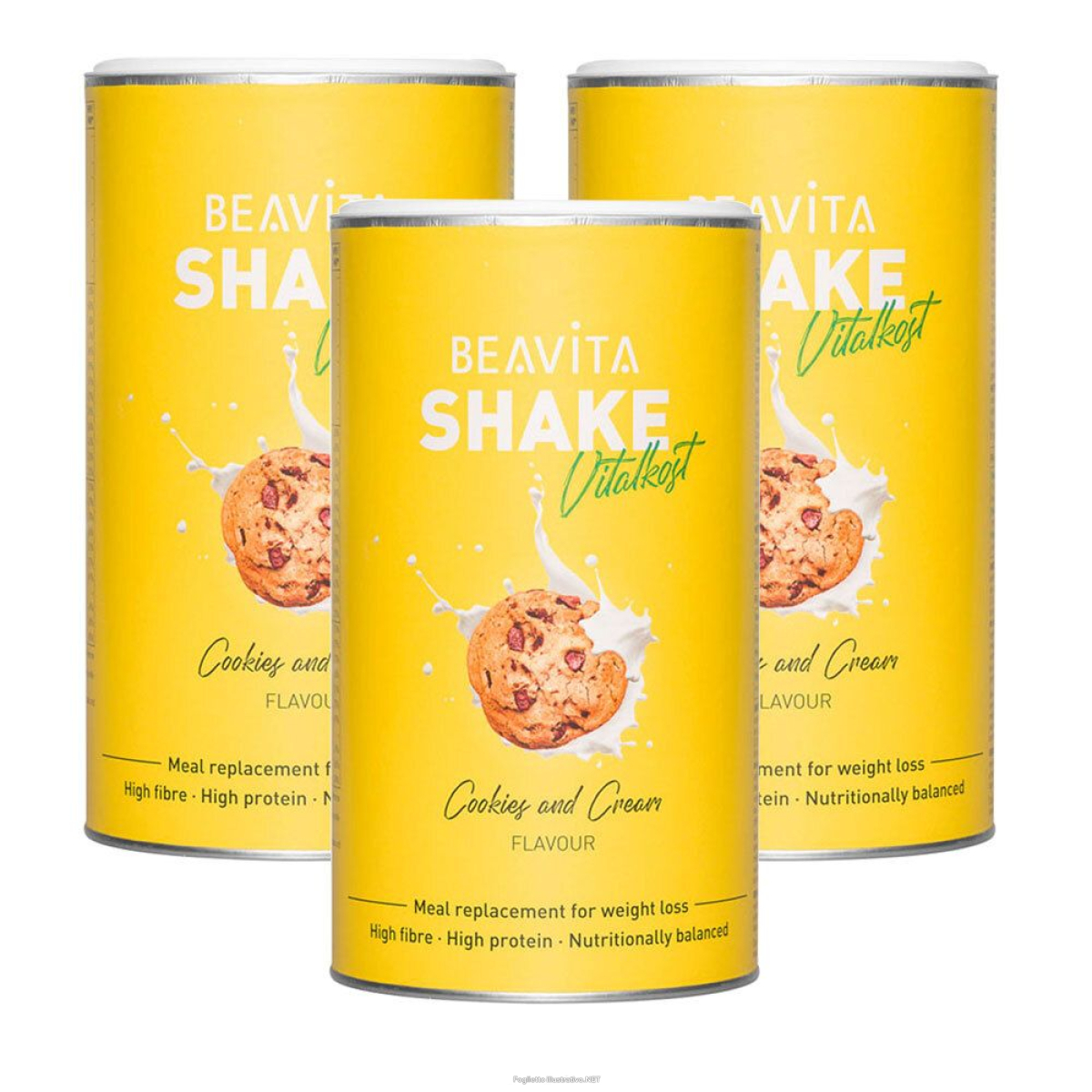 Trova Offerte di beavita vitalkost cookies-cream set da 3 3x572 g polvere e compra online