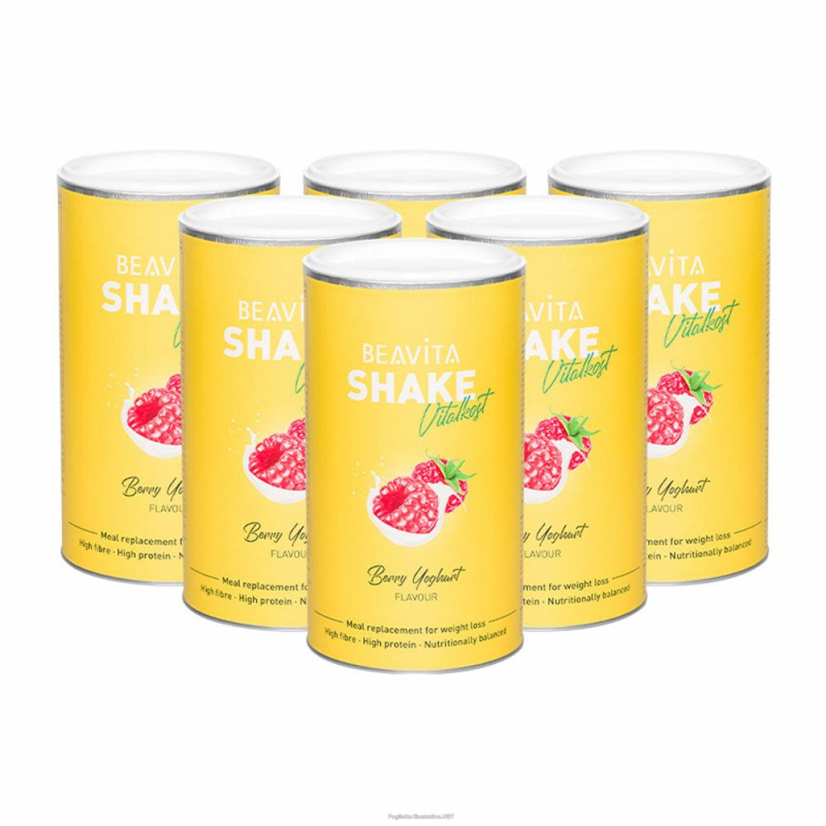 Trova Offerte di beavita vitalkost lampone e yogurt set da 6 6x572 g polvere e compra online