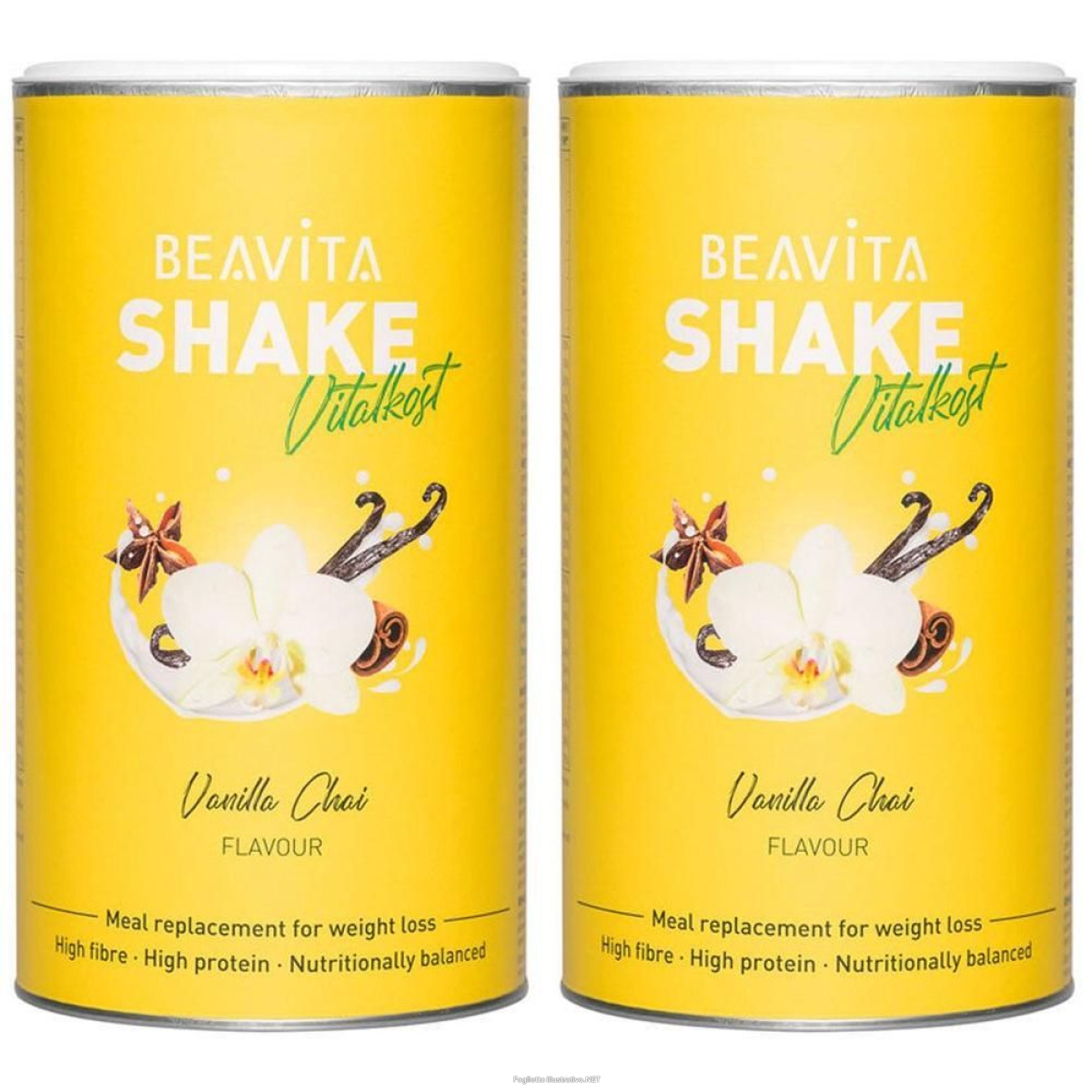 Trova Offerte di beavita vitalkost plus vanilla chai 2x572 g polvere e compra online