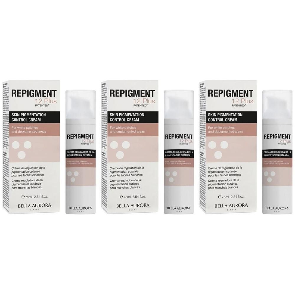 Trova Offerte di Bella Aurora Labs Repigment 12 Plus Crema 3x75 ml e compra online