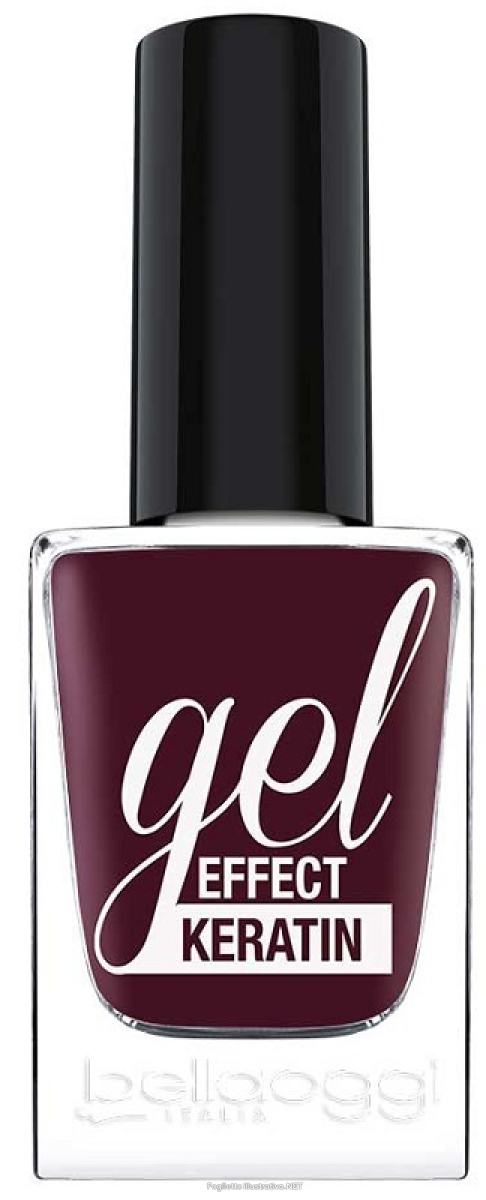 Trova Offerte di bellaoggi gel effect keratin smalto effetto gel con cheratina dark plum e compra online
