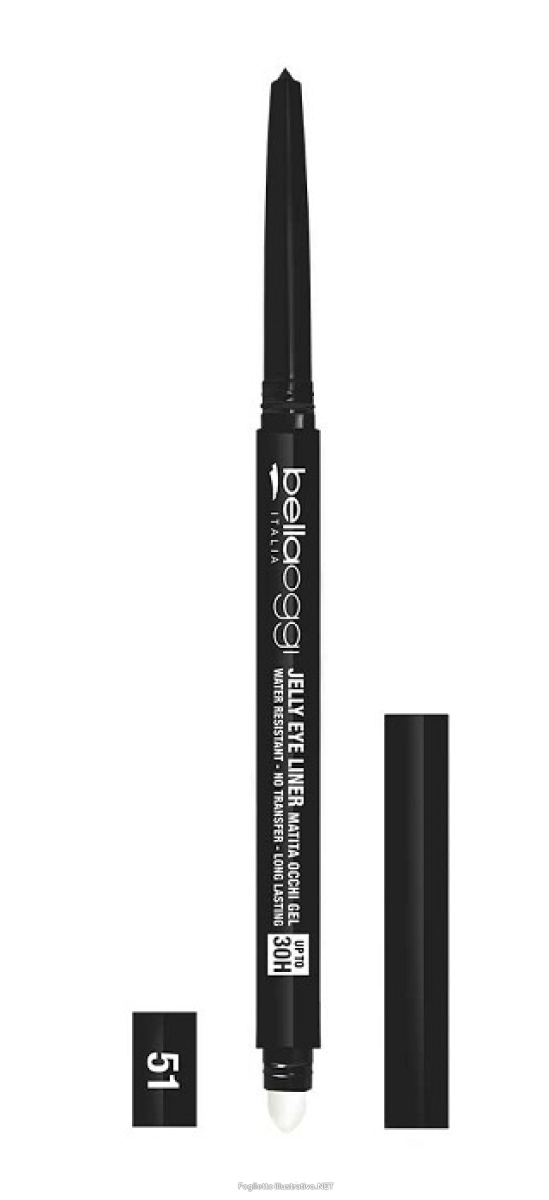 Trova Offerte di Bellaoggi Jelly Eye Liner Matita Occhi 30 Ore Water Resistant Black Widow e compra online