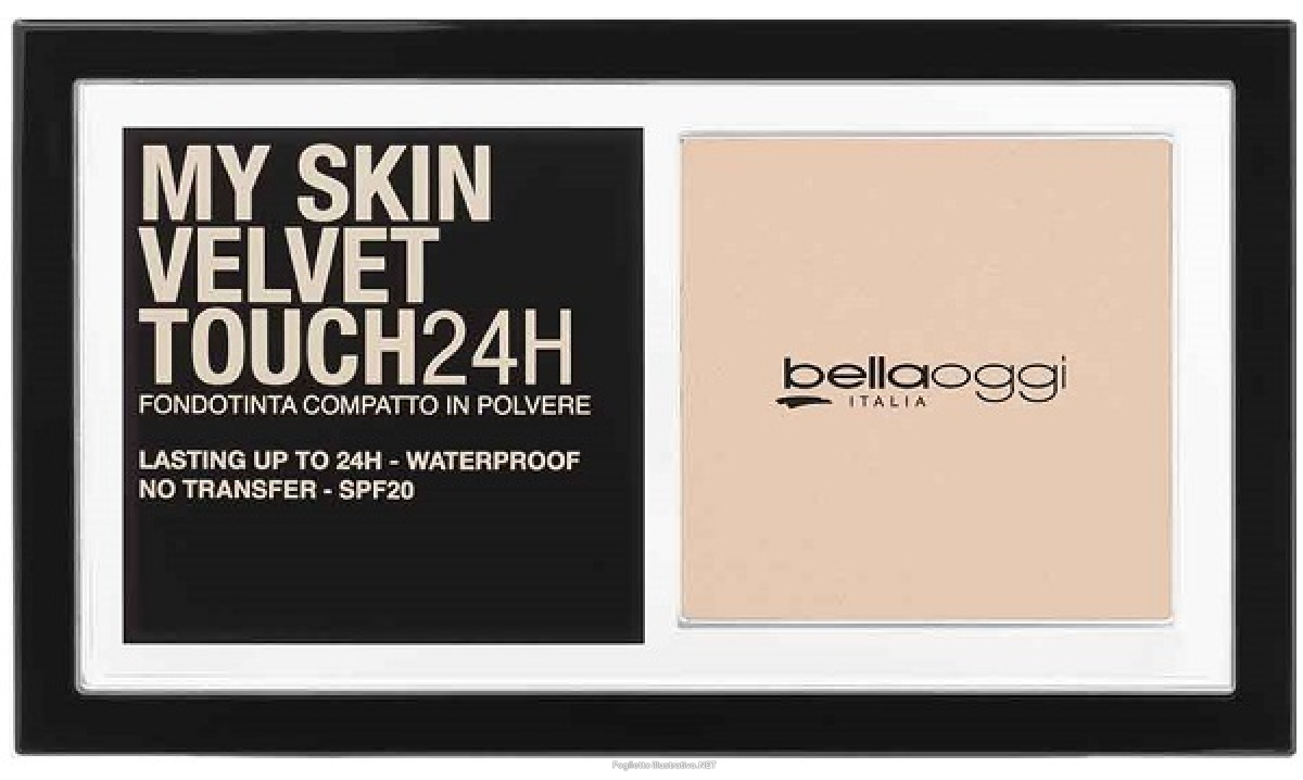 Trova Offerte di bellaoggi - my skin velvet touch 24h - fondotinta in povere compatto n. 10n ivory e compra online