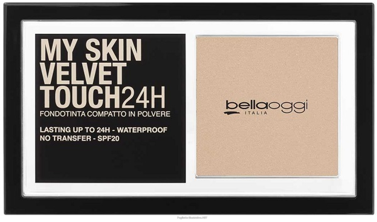 Trova Offerte di bellaoggi - my skin velvet touch 24h - fondotinta in povere compatto n. 15c natural beige e compra online