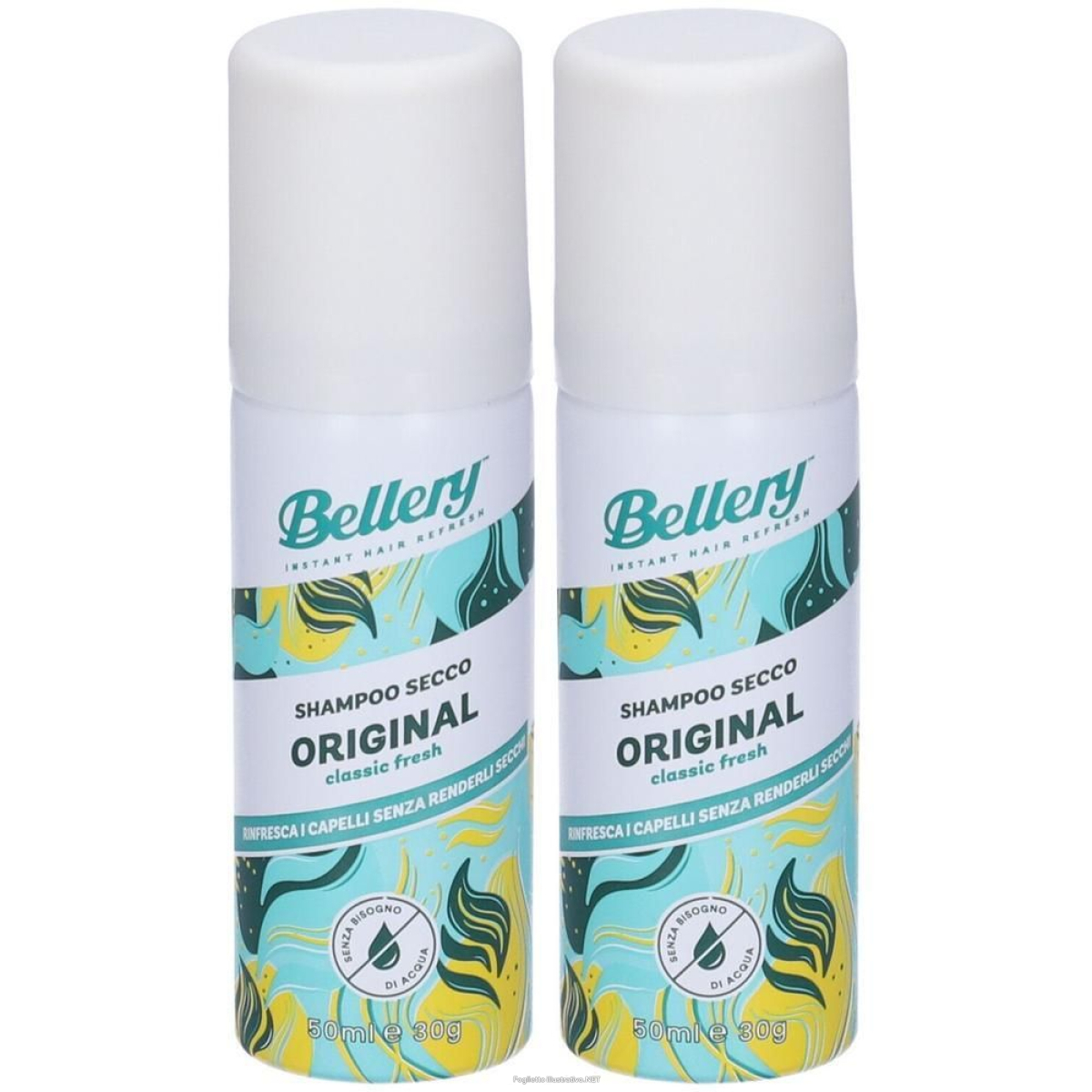 Trova Offerte di bellery original shampoo secco 2x50 ml e compra online