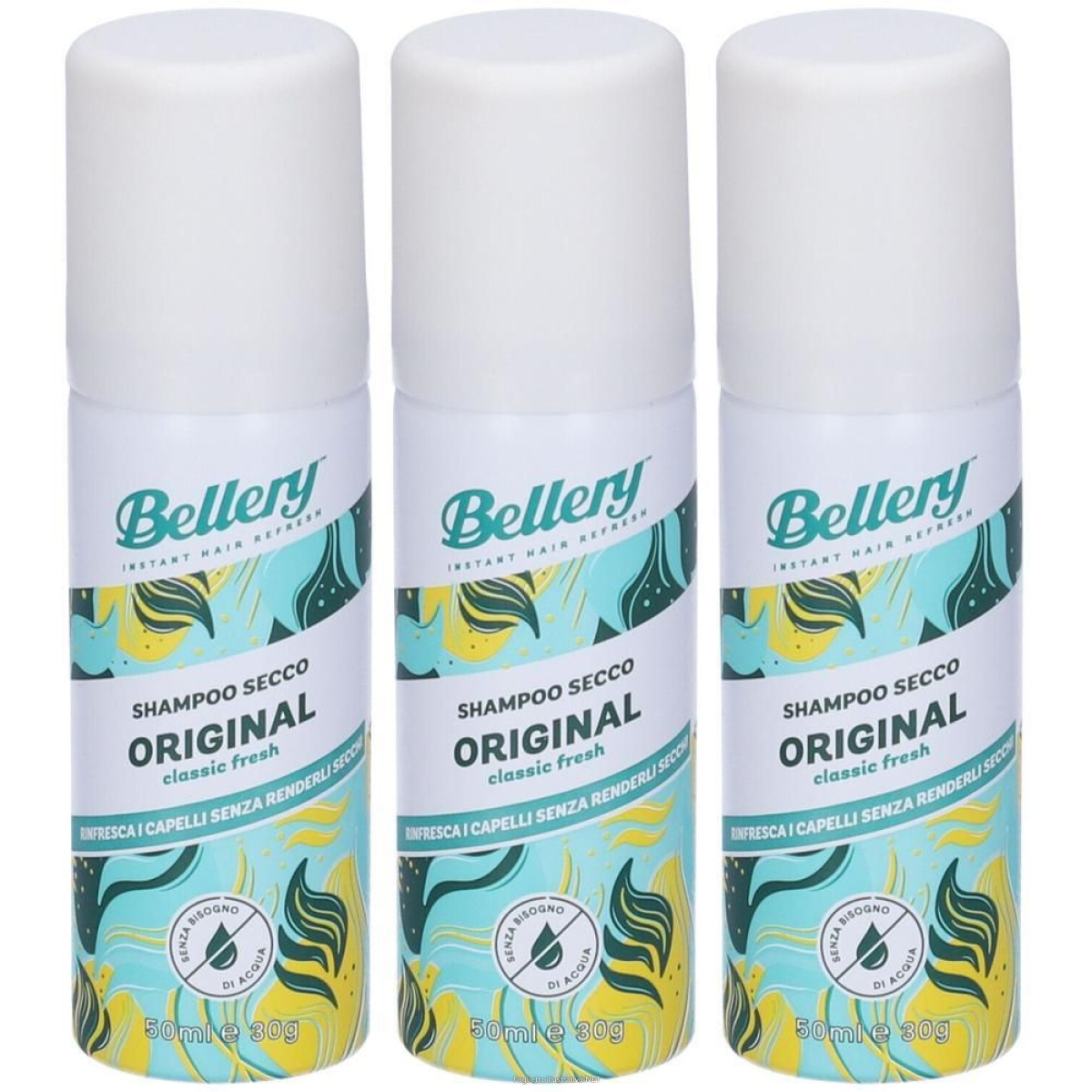 Trova Offerte di bellery original shampoo secco 3x50 ml e compra online