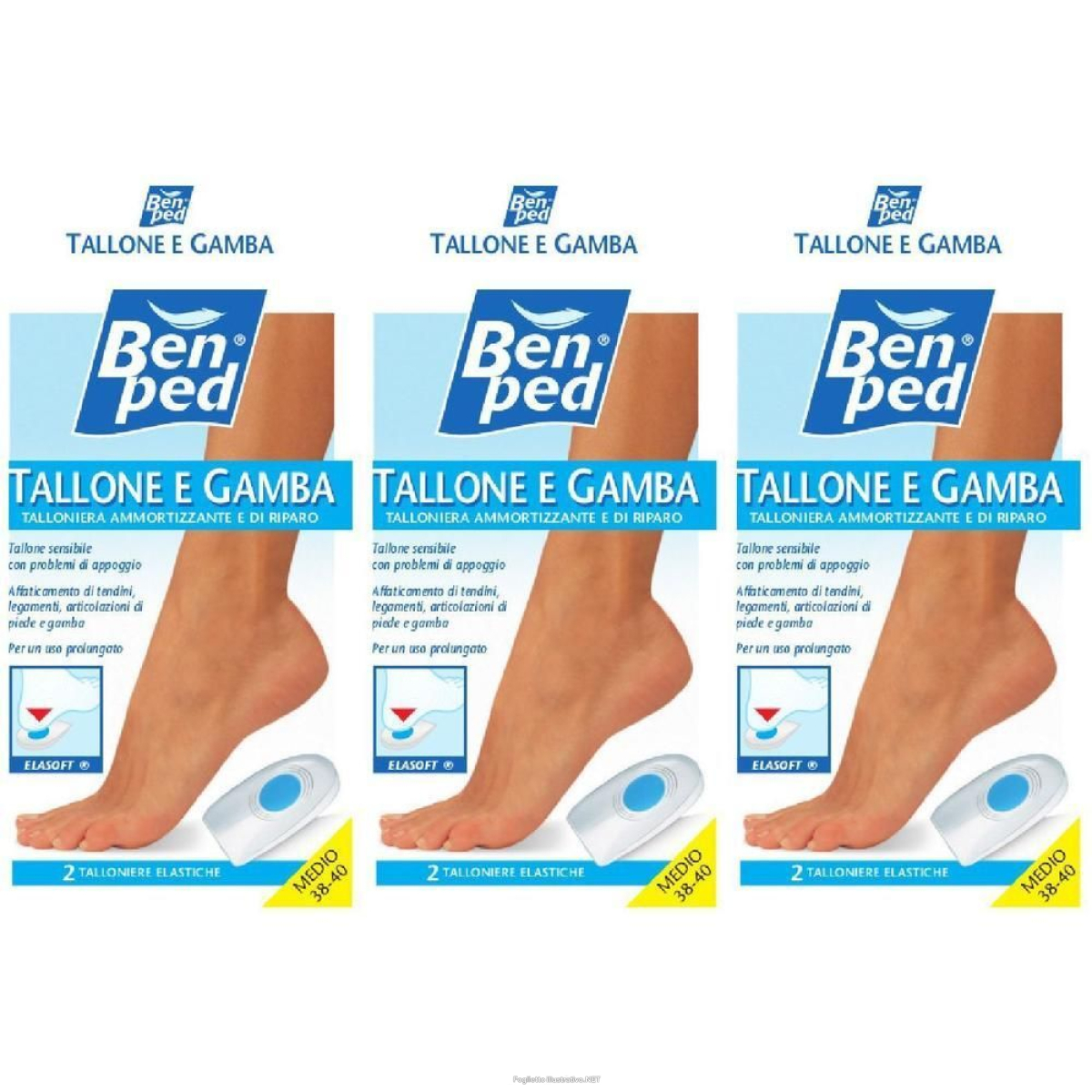 Trova Offerte di ben ped tallone gamba talloniera ammortizzante taglia media 3x2 st e compra online