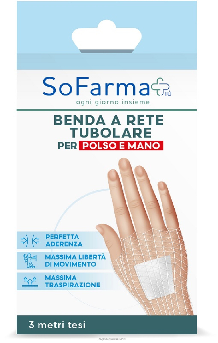 Trova Offerte di benda a rete tubolare sofarmapiu' per polso e mano 3 metri tesi e compra online