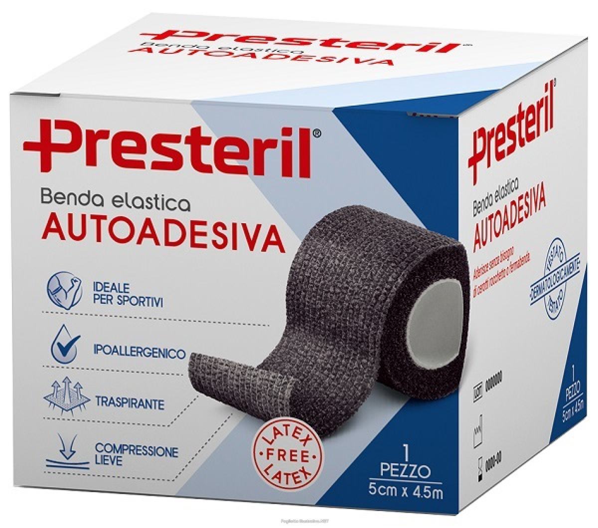 Trova Offerte di benda elastica autoadesiva latex free presteril cm 5x4,5 m tesi nero e compra online