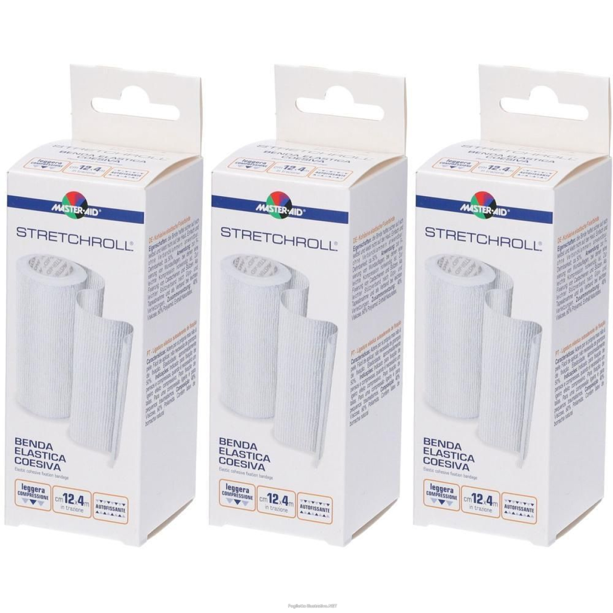 Trova Offerte di benda elastica fissaggio medicazioni master-aid stretchroll coesiva m e compra online