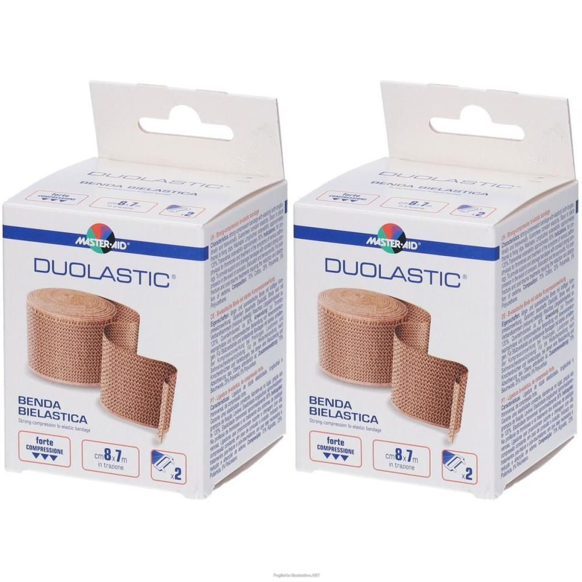 Trova Offerte di benda elastica master-aid duolastic 8x7 2x1 st e compra online