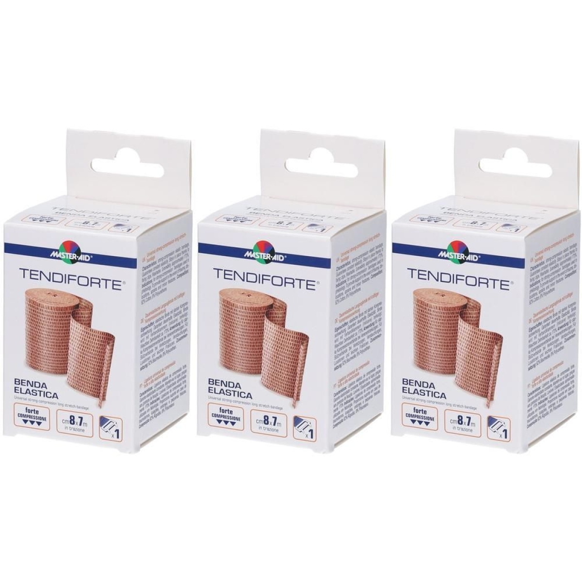 Trova Offerte di Benda elastica master-aid tendiforte 8x7 3x1 pz bendaggio/i e compra online