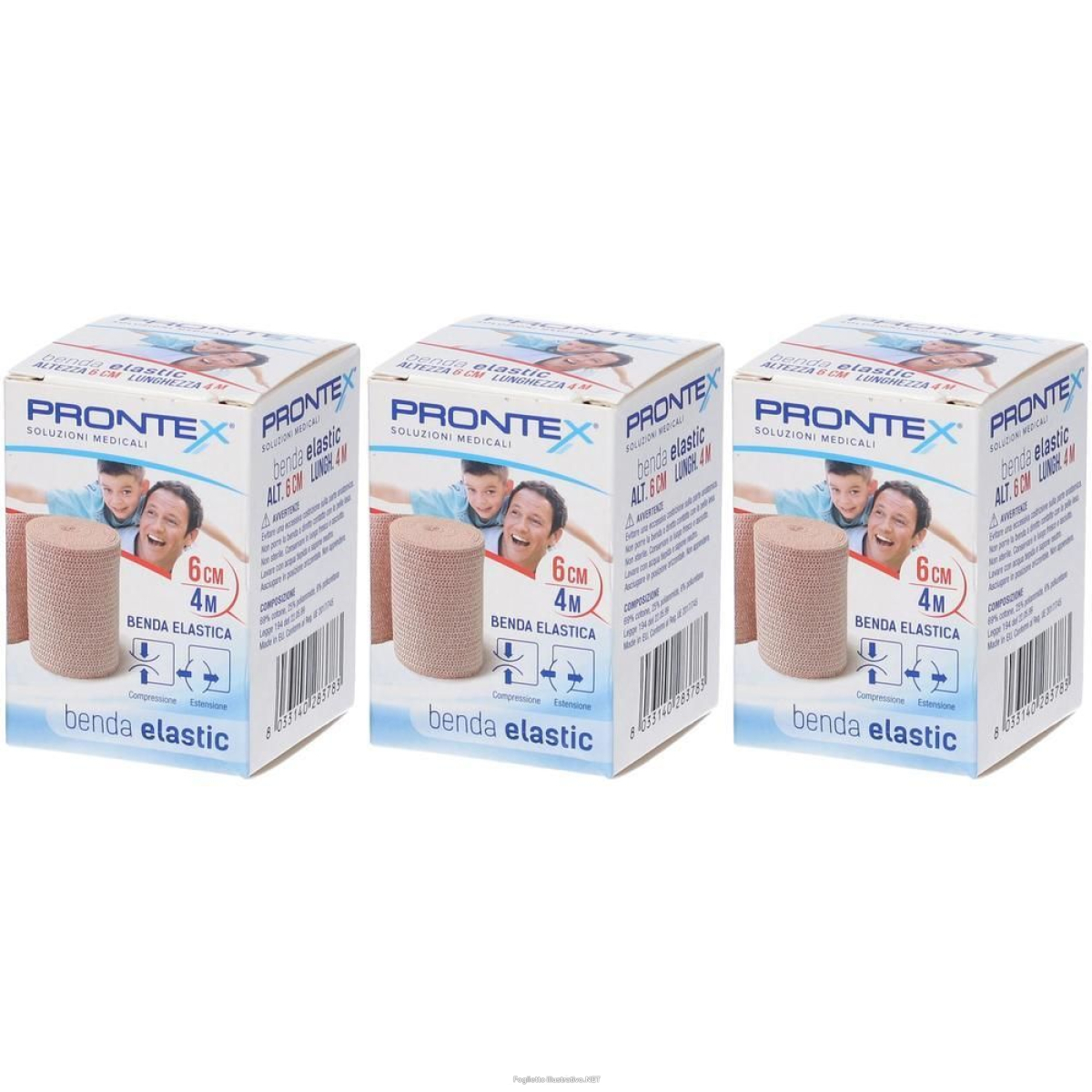 Trova Offerte di benda elastica prontex 6 cm 3x1 st e compra online