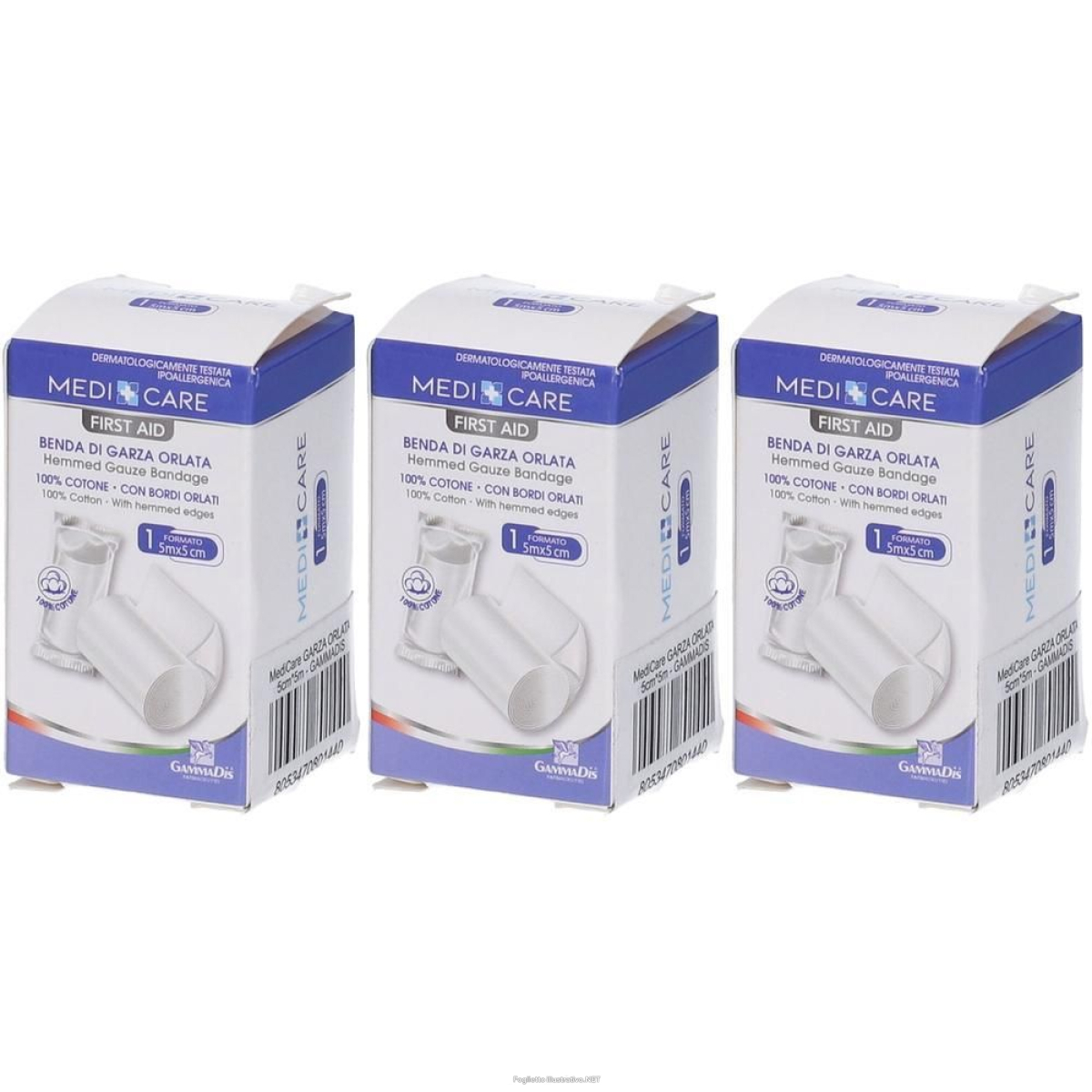 Trova Offerte di benda medicare orlata cm 5x5 m 1 st e compra online