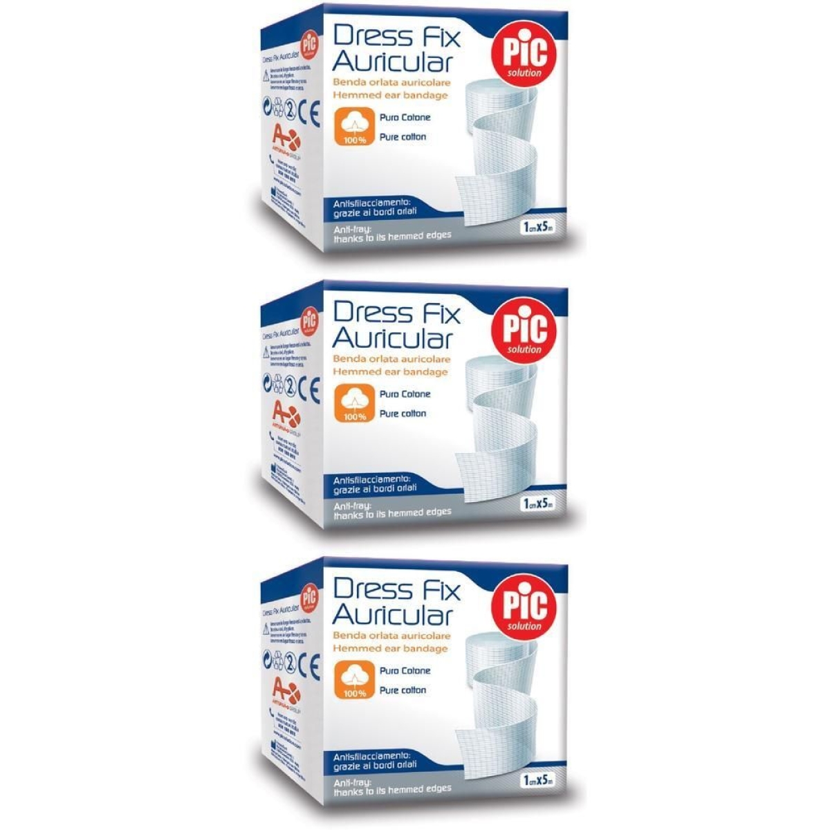 Trova Offerte di Benda pic auricolare 3x1 pz in garza e compra online
