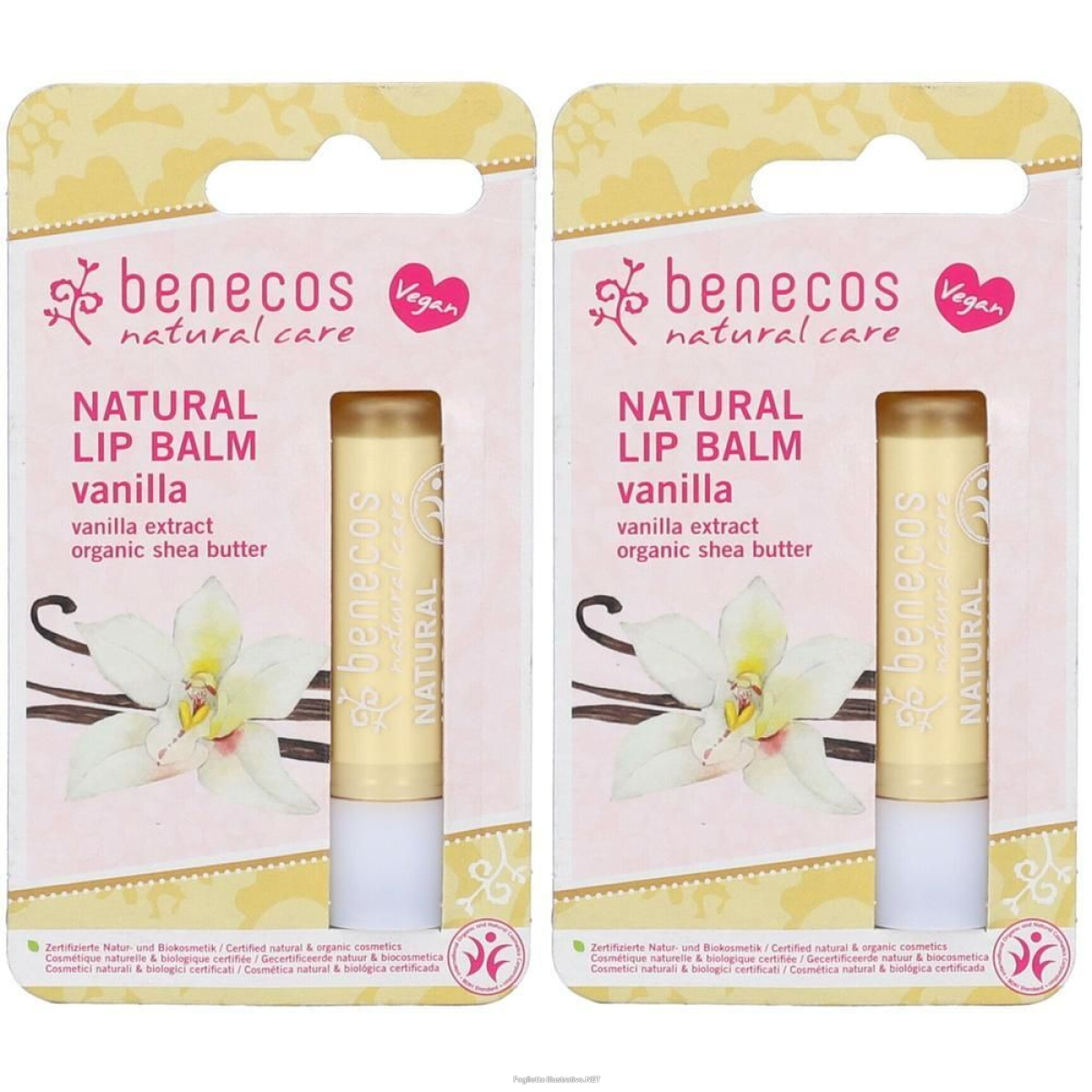 Trova Offerte di benecos balsamo lab vaniglia 2x4,8 ml protezione per le labbra e compra online