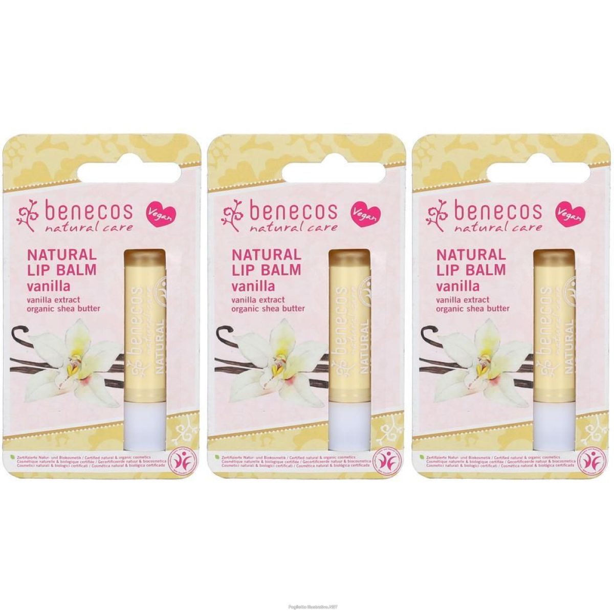 Trova Offerte di benecos balsamo lab vaniglia 3x4,8 ml protezione per le labbra e compra online